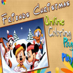 friends-christmas-online-coloring-page-150x150