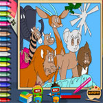 jungle-emperor-leo-kimba-online-coloring-page-150x150